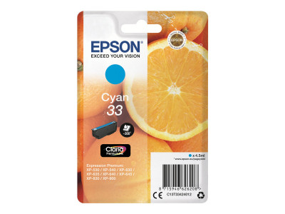 Epson : SGLPCK CYAN 33 PREM.INK PREM.INK CYAN STANDARD