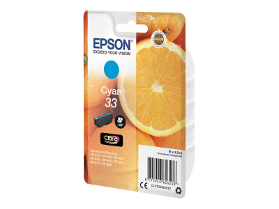 Epson : SGLPCK CYAN 33 PREM.INK PREM.INK CYAN STANDARD