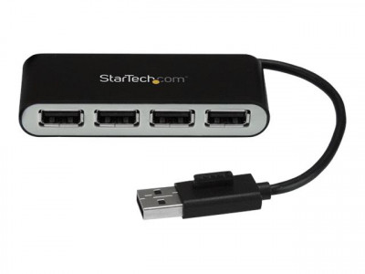 Startech : HUB USB 2.0 PORTABLE A 4 PORTS avec cable INTEGRE