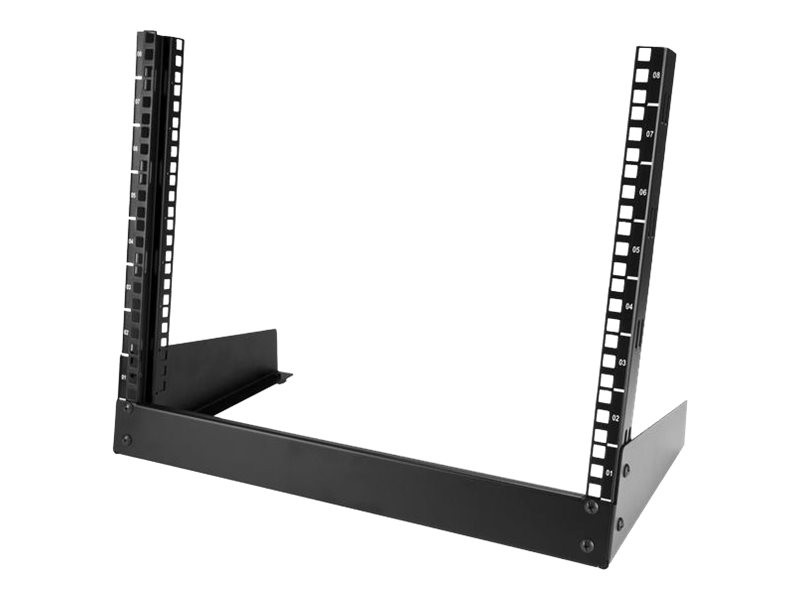 Startech : RACK de SERVEUR 8U 2 MONTANTS A CADRE OUVERT pour BUREAU