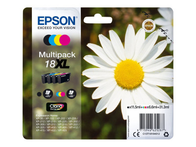 Epson HOME encre CLARIA MULTIPK 4 COLOUR 18XL