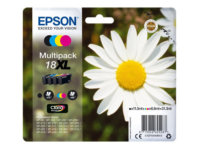 Epson HOME encre CLARIA MULTIPK 4 COLOUR 18XL