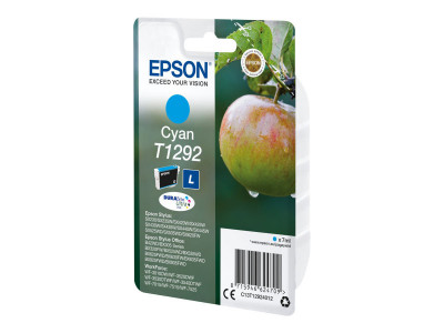 Epson : Cartouche Encre DURABRITE CYAN T1292 RF/AM TAGS