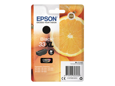 Epson : SGLPCK BLACK 33XL PREM.INK PREM.INK 33 HIGH XL RF+AM
