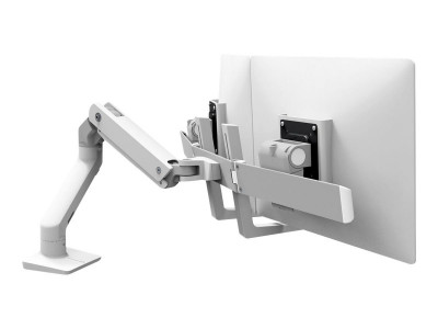 Ergotron : HX DESK DUAL MONITOR ARM WHITE .