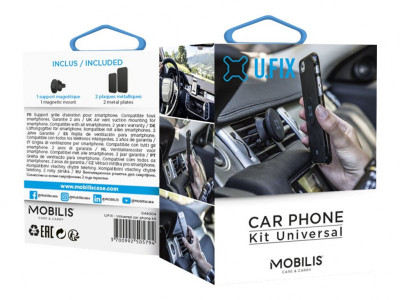 Mobilis : U.FIX UNIVERSAL CAR PHONE kit .