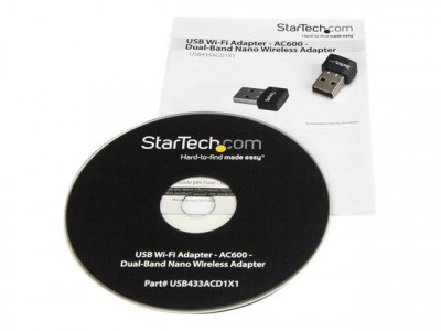 Startech : ADAPTATEUR USB WIFI BI-BANDE NANO - AC600 - 2 4 GHZ / 5 GHZ