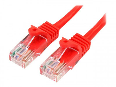 Startech : CABLE RESEAU CAT5E UTP SANS CROCHET de 5 M - ROUGE