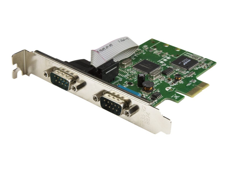 Startech : CARTE PCI EXPRESS A 2 PORTS SERIE DB9 RS232 - UART 16C1050