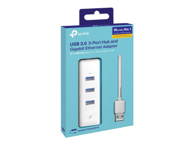 TP-Link : GIGAB ETHERNET NETWORK ADAPTER 3-PORT USB 3.0 HUB 1