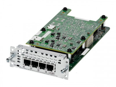 Cisco : 4-PORT NETWORK interface module FXO (UNIVERSAL)