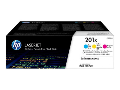 HP : Cartouche Toner 201X C/Y/M TRIPLE pack