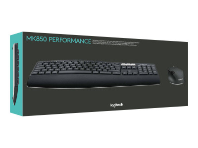 Logitech : MK850 PERFORMANCE WRLS COMBO FRA - 2.4GHZ/BT - CENTRAL fr