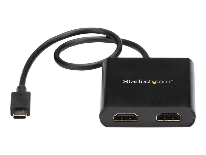 StarTech.com Hub USB C vers HDMI Double - Dual HDMI 4K 60Hz - Adaptateur  USB Type-C vers Double HDMI - Convertisseur USB-C HDMI pour Ordinateur