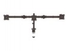 Startech : SUPPORT pour TROIS ECRANS 24 - BRAS ARTICULES - ACIER (7.55kg)