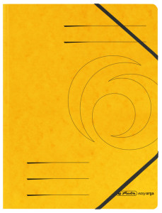 herlitz Chemise à élastiques easyorga, A4, carton Colorspan