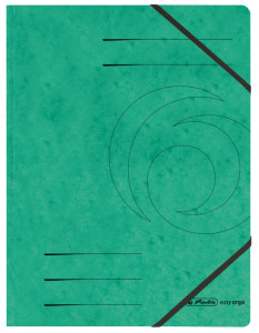 herlitz Chemise à élastiques easyorga, A4, carton Colorspan