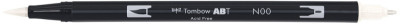 TOMBOW Feutre double pointe DUAL BRUSH PEN ABT, noir