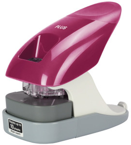 PLUS JAPAN Agrafeuse SL-112A sans agrafes, rose