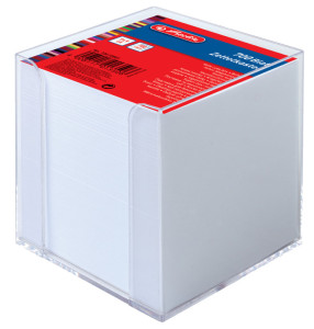 herlitz Boîtier pour bloc-notes, en plastique, 90 x 90 mm,