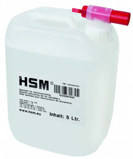 HSM Huile spéciale pour bloc de coupe, bidon de 5 litres