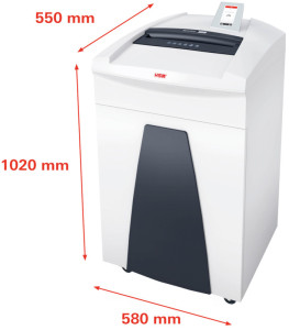 HSM destructeur de documents P40i, coupe croisée: 1 x 5 mm