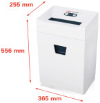 HSM Destructeur de documents PURE 320, dimensions de la par-