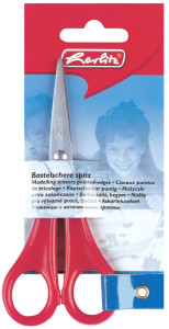 herlitz Ciseaux de bricolage, pointu, longueur: 133 mm