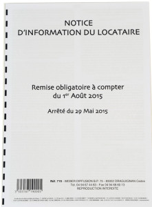 WEBER Notice d'information du locataire