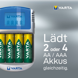 VARTA chargeur LCD Charger, avec adaptateur