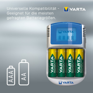 VARTA chargeur LCD Charger, avec adaptateur