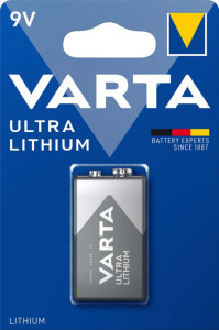 VARTA pile bloc 9 V en lithium 