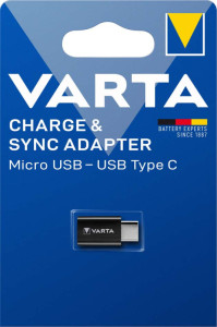 VARTA Adaptateur - micro-USB vers USB 3.1 type C