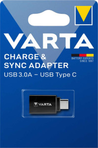 VARTA Adaptateur USB 3.0 - USB 3.1 type C