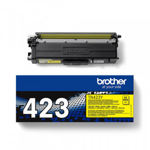 Toner original Brother TN-423Y pour HL-L8260CDW, XL, jaune 4000 pages