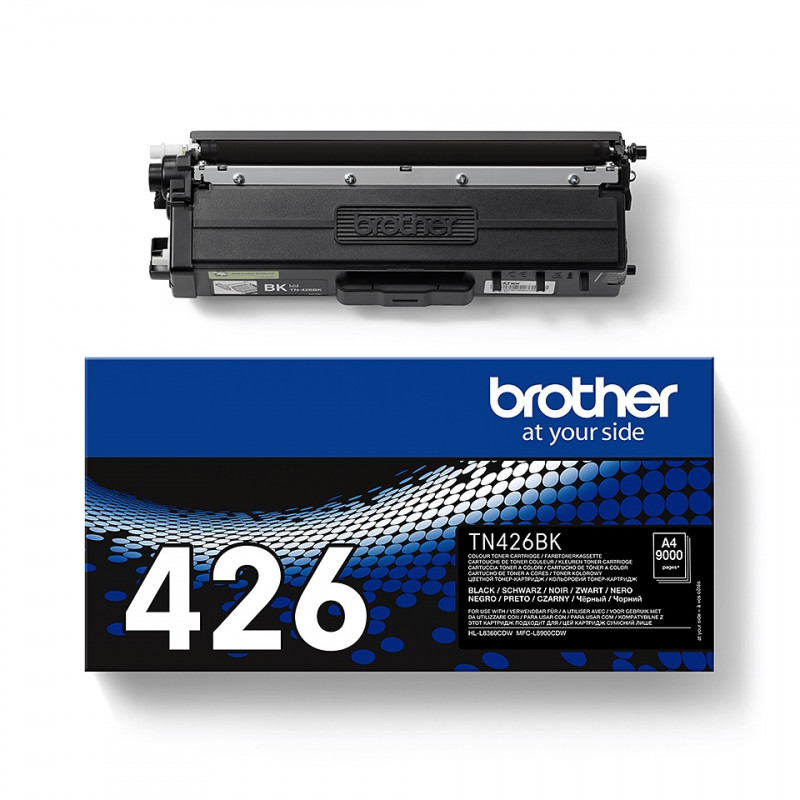 Toner original Brother TN-426BK pour HL-L8360CDW, XXL, noir 9000 pages