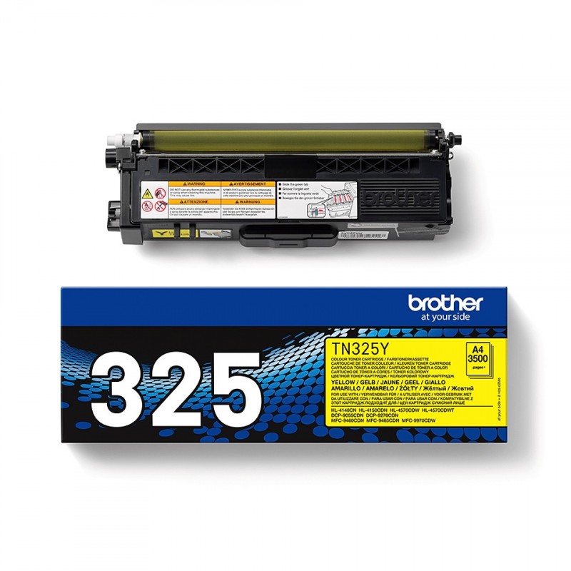 toner original brother TN-325Y pour HL-4150CDN HL-4570CDW, jaune 3500 pages