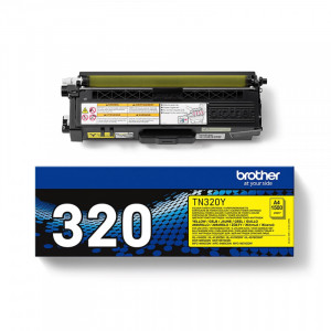 Toner original brother TN-320Y pour HL-4150CDN, HL-4570CDW jaune 1500 pages