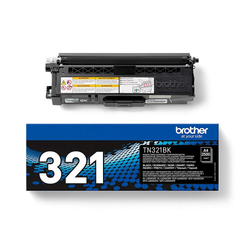 Toner original Brother TN-321BK pour HL-L8250CDN, noir 2500 pages