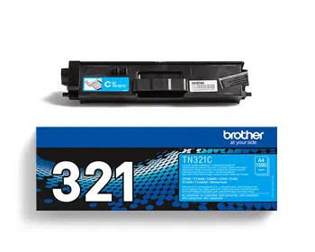 Toner original Brother TN-321C pour HL-L8250CDN, cyan 1500 pages