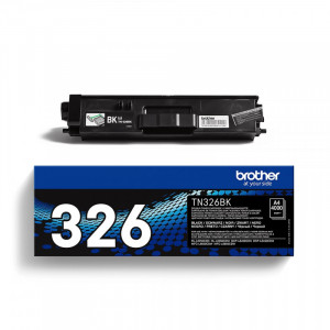 Toner original TN326BK pour Brother HL-L8250CDN, HC noir