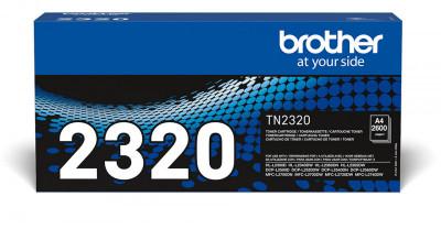 Toner Brother TN-2320 pour DCP-L2500 DCP-L2500D, HC Noir 2600 pages
