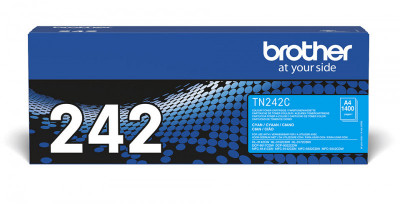 Toner original Brother TN-242C pour HL-3142CW, HL-3152CDW, cyan 1400 pages