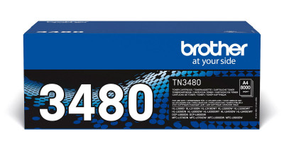 Toner original Brother TN-3480 pour HL-L6250DN L6300DW, noir 8000 pages