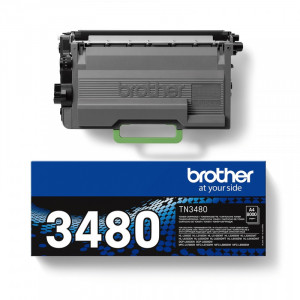 Toner original Brother TN-3480 pour HL-L6250DN L6300DW, noir 8000 pages