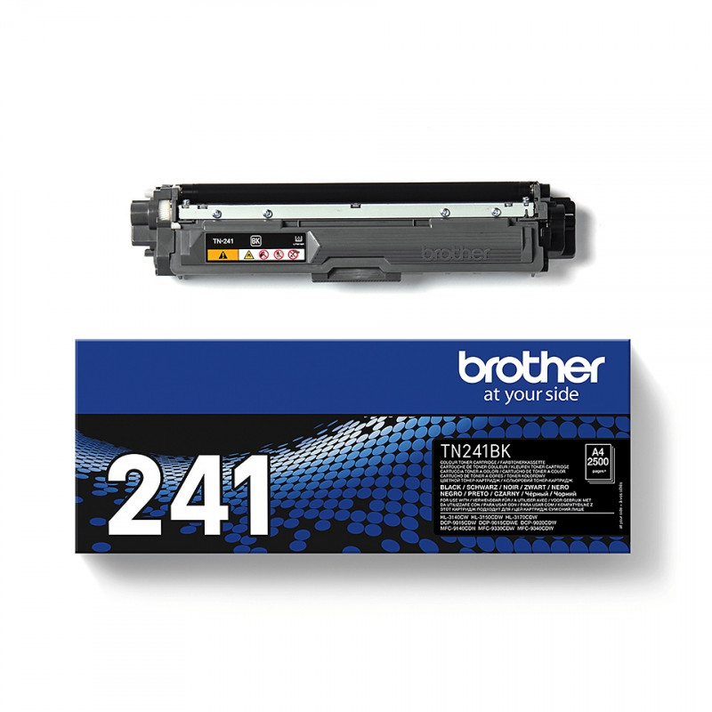 Toner Brother TN-241BK pour HL-3140CW HL-3150CDW, noir 2500 pages