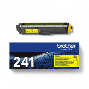 Toner Brother TN-241Y pour HL-3140CW HL-3150CDW, jaune 1400 pages