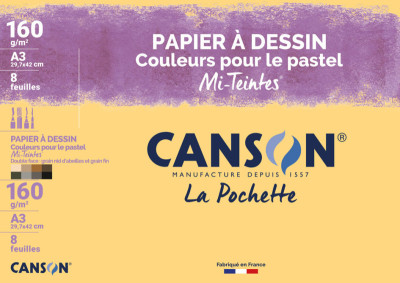 CANSON Papier à dessin couleur 