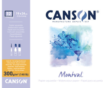 CANSON Bloc de papier aquarelle 