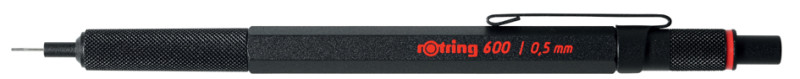 rotring Porte-mine 600, 0,7 mm, noir